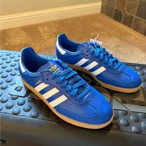 *NWT* Adidas Samba OG Royal Blue Men's Sneakers 6.5 Women’s size 7.5
